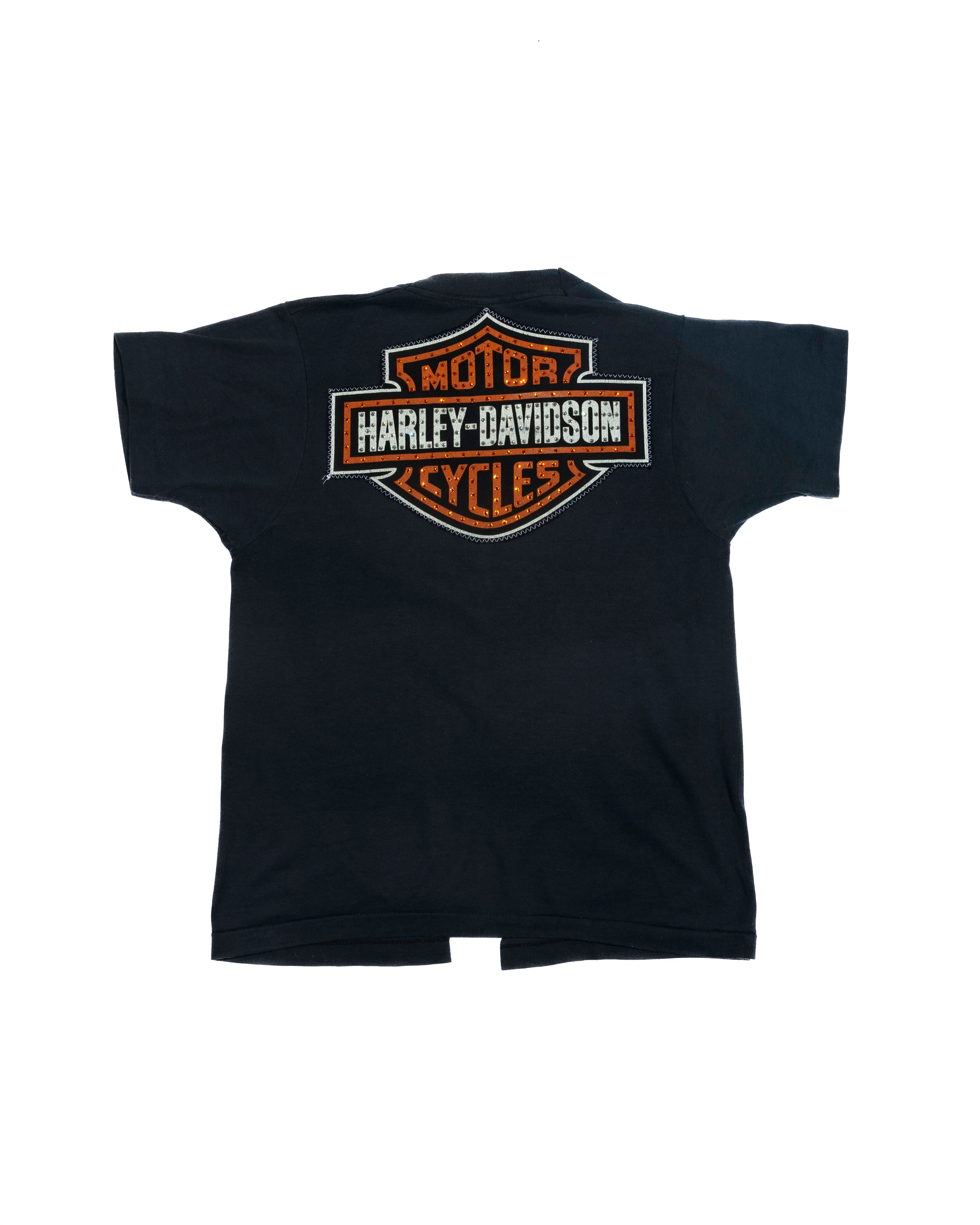 Krish x Harley Davidson Tie Up Tee S